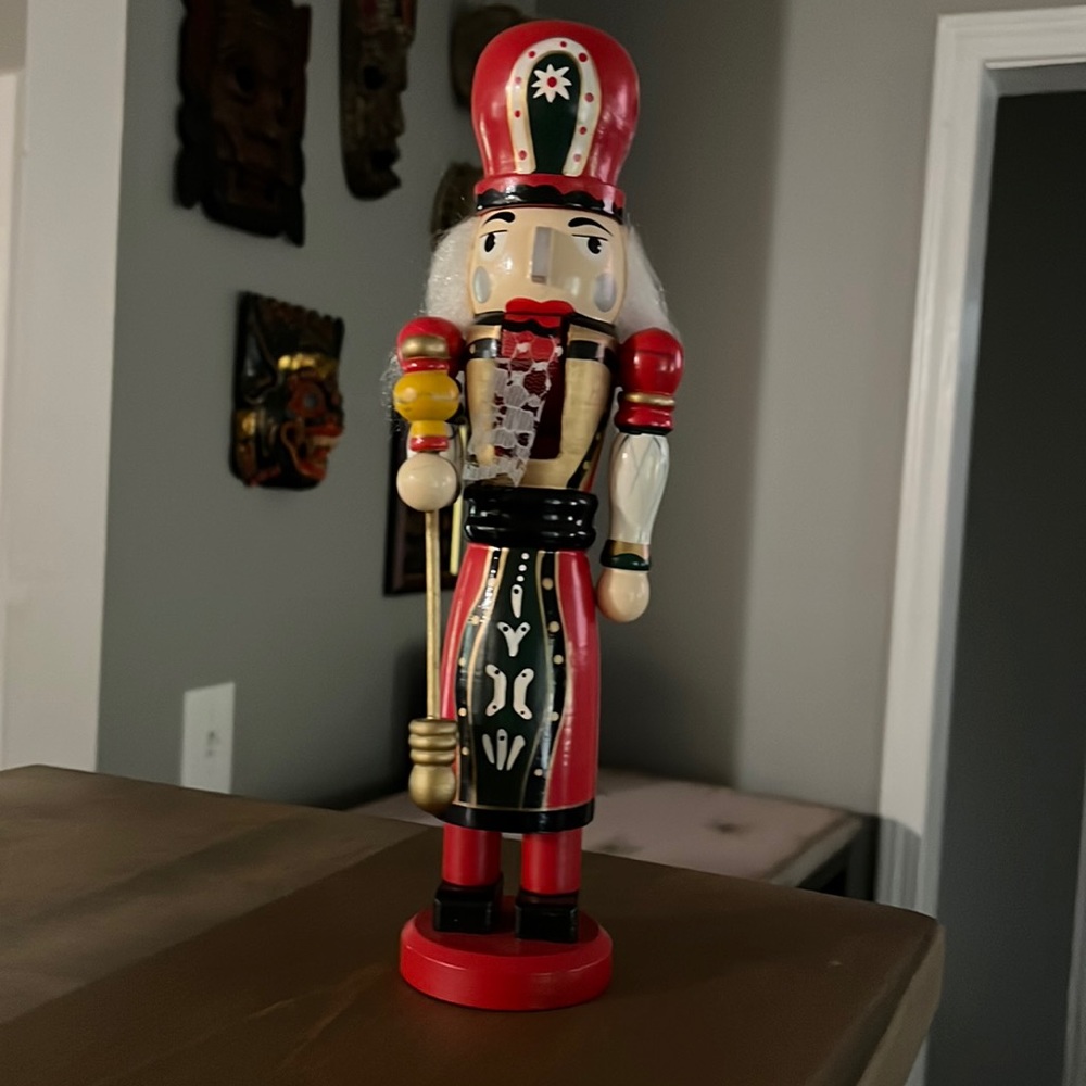 Vintage nutcracker, wooden